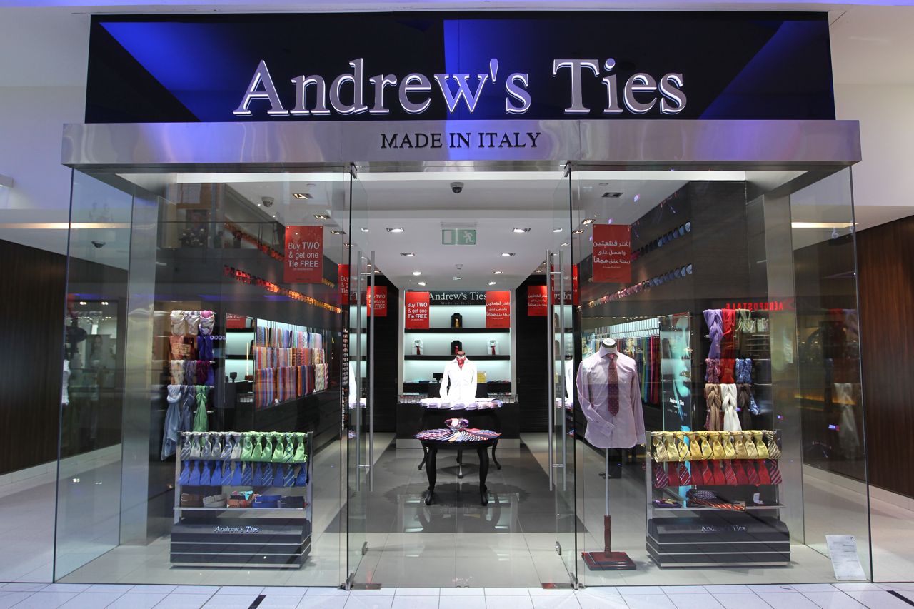 Andrew ties shop