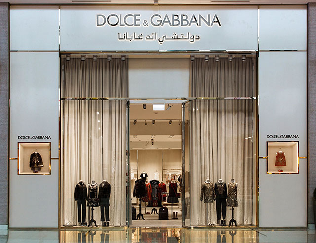 dolce gabbana mall of emirates