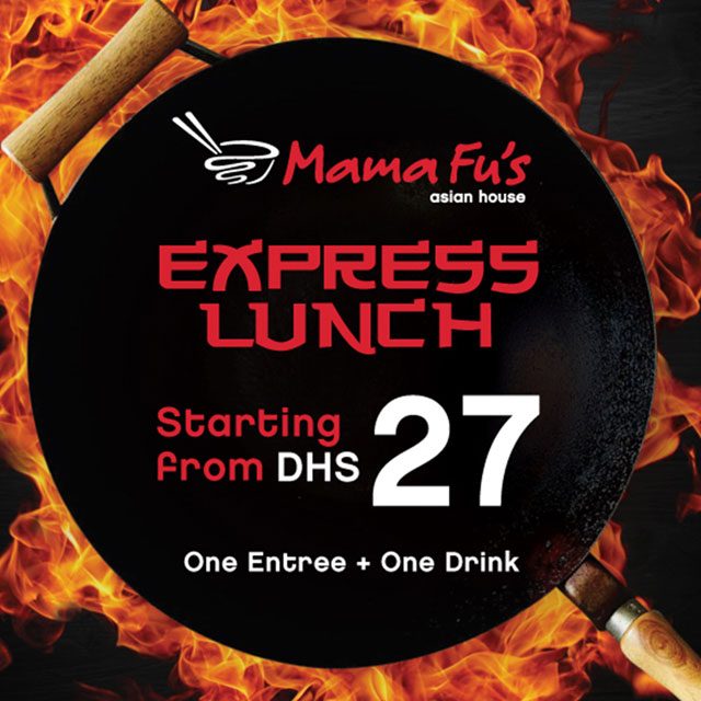 Enjoy lunch break with your family and friends at Mama Fu’s!