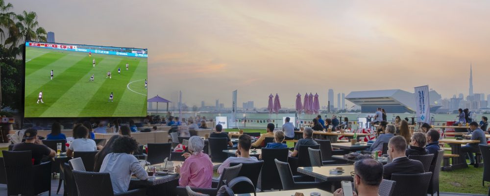 Football Fans Unite To Cheer Their Favourite Football Teams At The Football Deck By Belgian Café Dubai Festival City