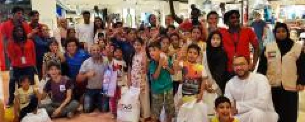 30 Underprivileged Kids Invited On A Shopping Spree At Al Ghurair Centre During Eid Al Adha