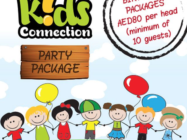 KIDS CONNECTION PARTY PACKAGE OFFER