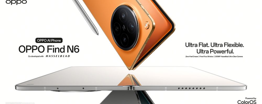 OPPO Launches Find N6: The World’s First Zero-Feel Crease Foldable With AI-Powered Productivity