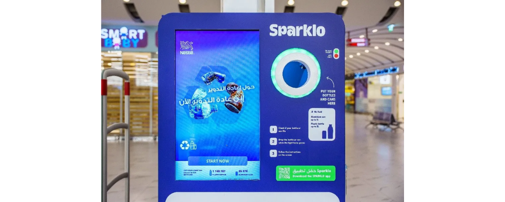 Majid Al Futtaim, Nestlé, And Sparklo Join Forces To Expand Smart In-Store Recycling
