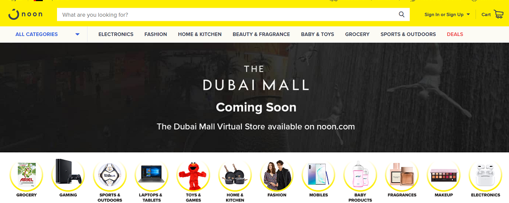 The Dubai Mall Virtual Store To Open On noon.com